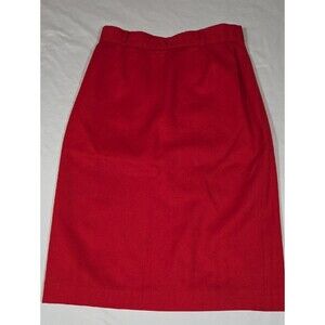 JH Collectibles Wool Red Pencil Skirt Size 10